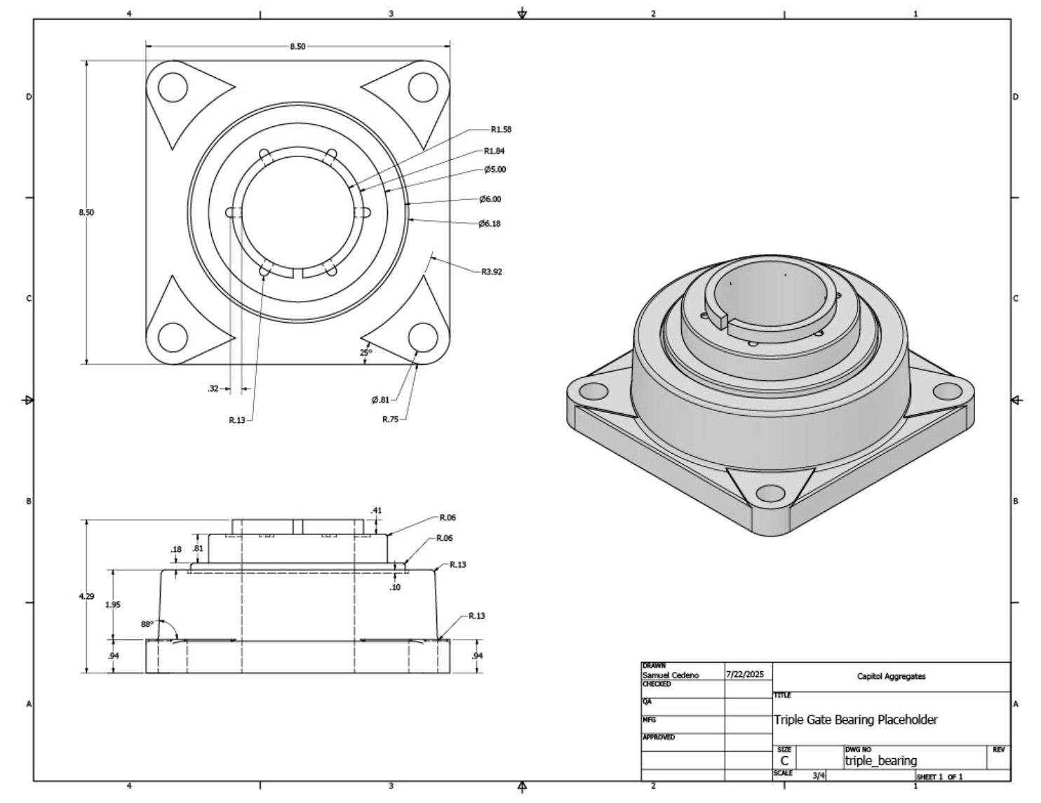 Mechanical Engineering Internship